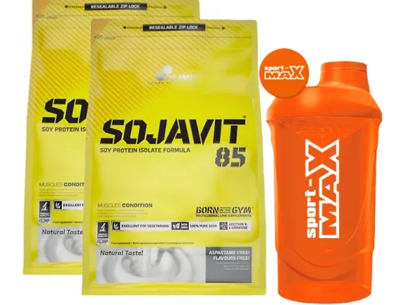 2x OLIMP Sojavit 85 700 g + SPORT-MAX Shaker 600 ml