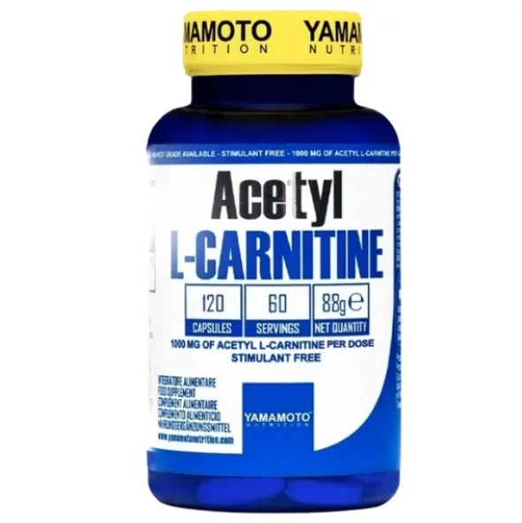 YAMAMOTO Acetyl L-Carnitine 1000 mg 120 kaps