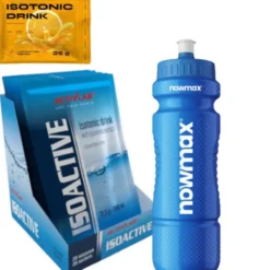 Zestaw Izotonik ACTIVLAB IsoActive 20 x31.5 g + nowmax® Bidon 900ml Clear + nowmax® Isotonic Drink 25 g